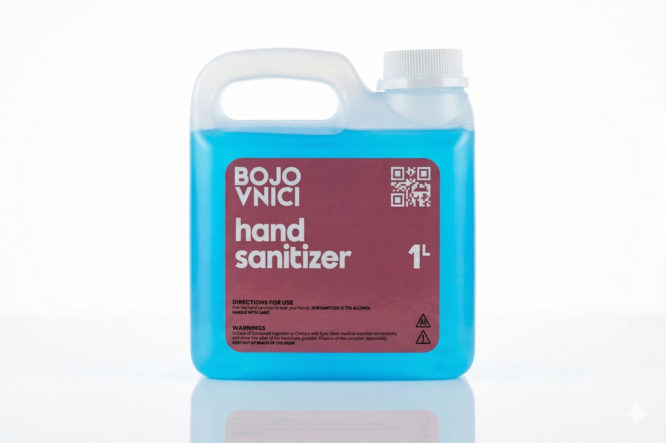 Bojovnici Hand Sanitizer Blue 1L bottle – alcohol-based antibacterial hand sanitizer South Africa