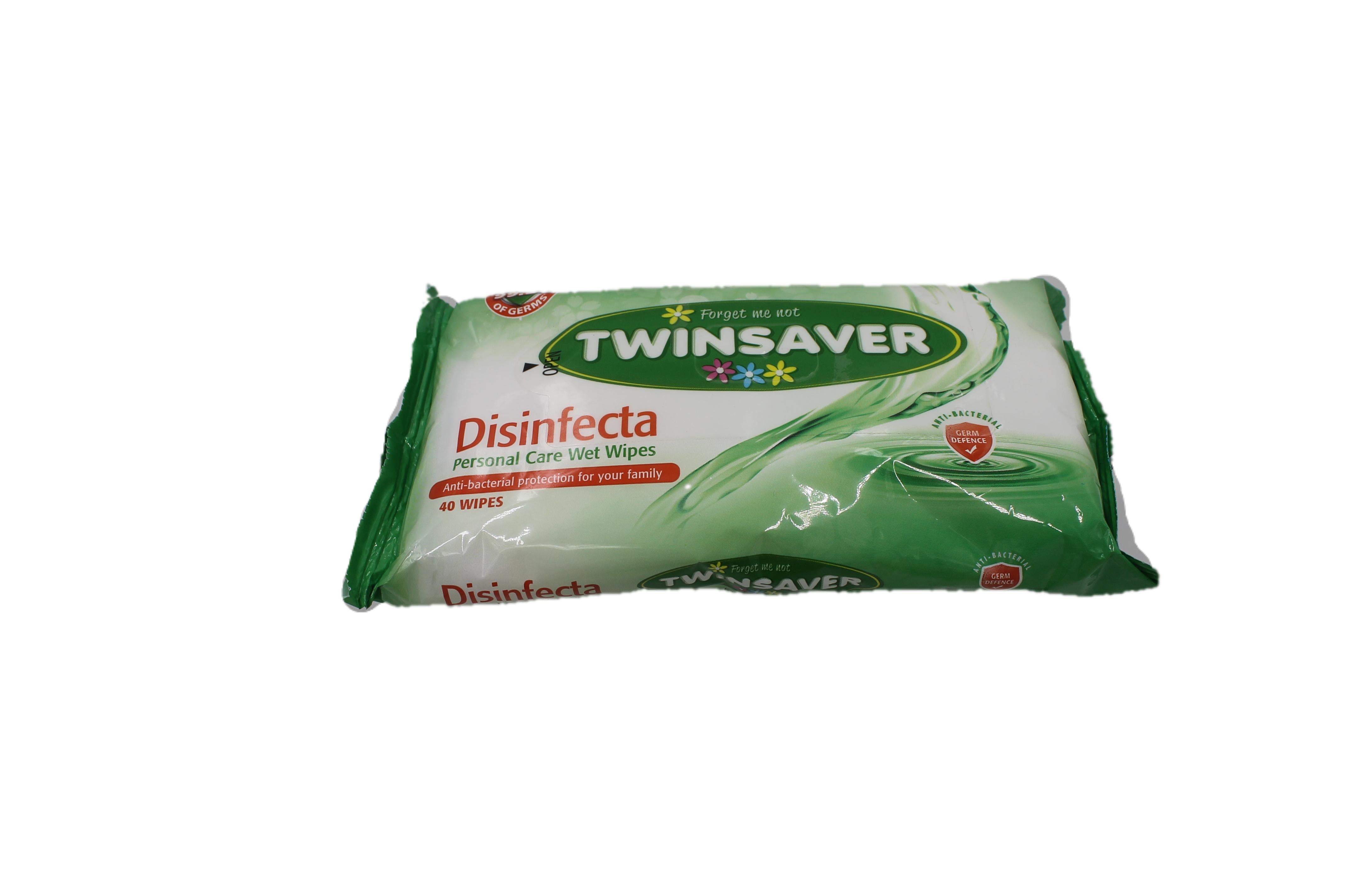 TWINSAVER DISENFECTANT WIPES